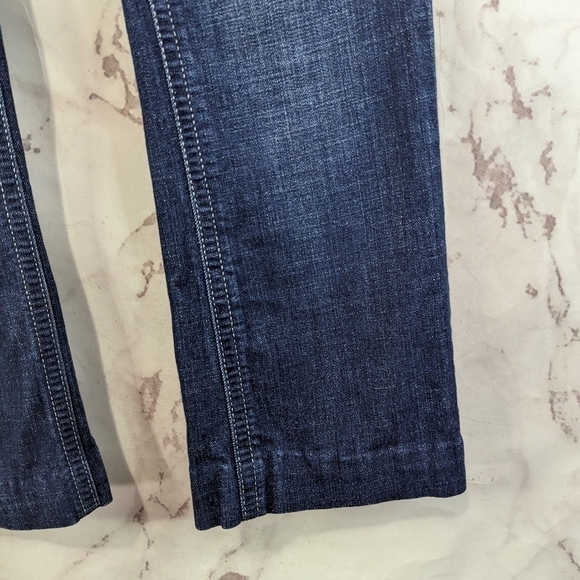 Wrangler Rock 47 Jeans Women 27 X 27 Low Rise Bootcut Denim Crop Short Petite - Picture 4 of 13